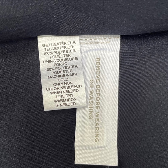 Loft Chiffon Spaghetti Strap Dress, Navy, XS - Picture 5 of 8